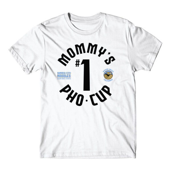 MOMMY'S #1 PHO CUP - PREMIUM MEN'S/UNISEX T-SHIRT - WHITE - HKN26E Thumbnail